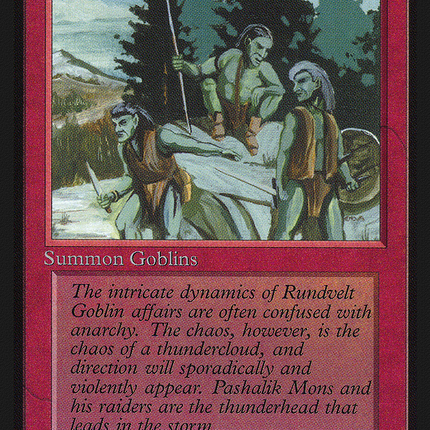 Mons's Goblin Raiders [Intl. Collectors' Edition]