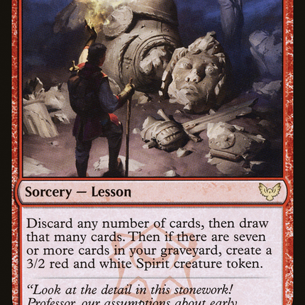 Illuminate History (lesson) [Strixhaven: School of Mages]