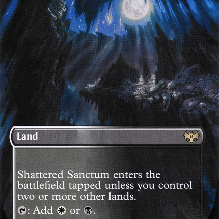 Shattered Sanctum (Borderless) [Innistrad: Crimson Vow]