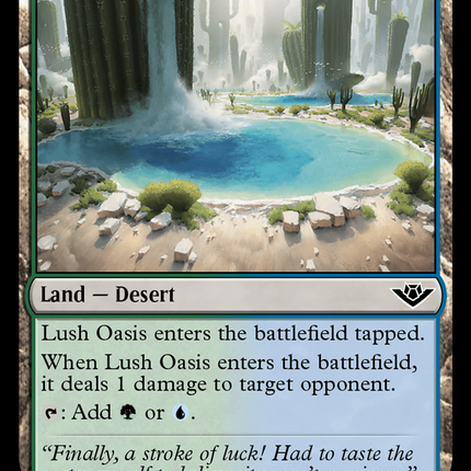 Lush Oasis [Outlaws of Thunder Junction] Foil