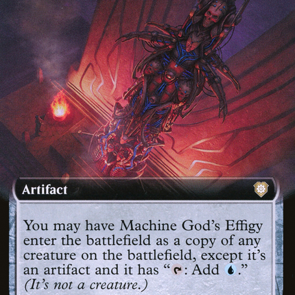 Machine God's Effigy (Extended Art) [The Brothers' War Commander]