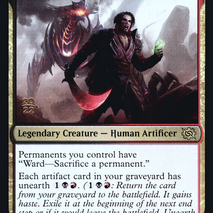 Mishra, Tamer of Mak Fawa [The Brothers' War Promos] Prerelease Foil