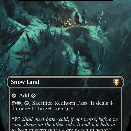 Mouth of Ronom - Redhorn Pass  (Borderless) [Tales of Middle-earth Commander]