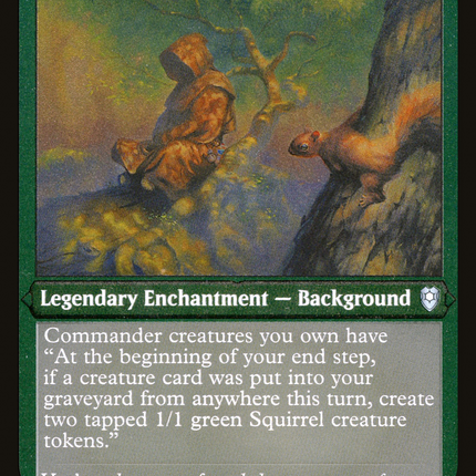 Cloakwood Hermit [Commander Legends: Battle for Baldur's Gate] Etched Foil