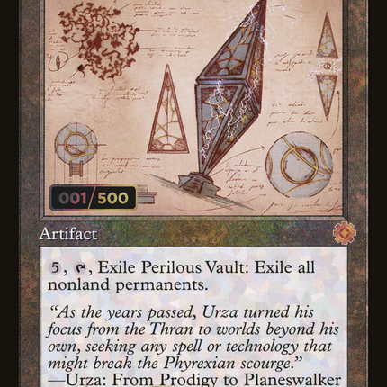 Perilous Vault (Retro) [The Brothers' War Retro Artifacts] Serialized Foil