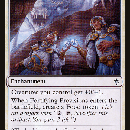 Fortifying Provisions [Throne of Eldraine]