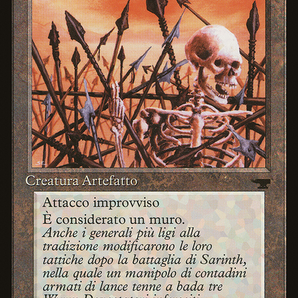 Wall of Spears - Muro di Lance  [Rinascimento]