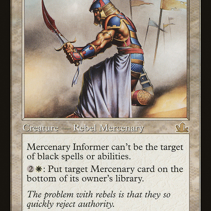Mercenary Informer [Prophecy]