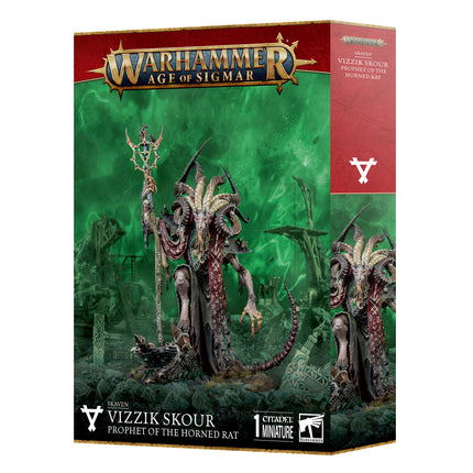 Warhammer Age Of Sigmar: Skaven - Vizzik Skour, Prophet of the Horned Rat