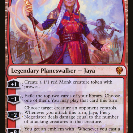 Jaya, Fiery Negotiator [Dominaria United Promos]