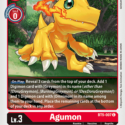 Agumon [BT5-007] [Battle of Omni]