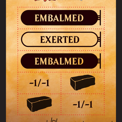 Punchcard [Amonkhet Tokens] Foil