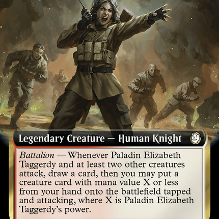 Paladin Elizabeth Taggerdy (Extended Art) [Fallout] Surge Foil