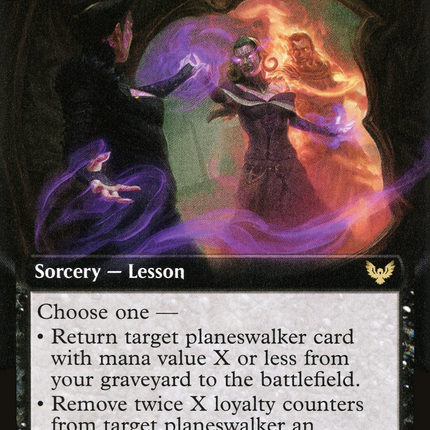 Confront the Past (Extended Art, lesson) [Strixhaven: School of Mages]