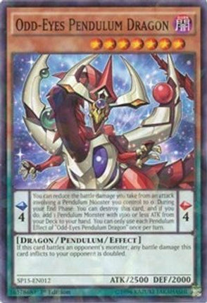 Odd-Eyes Pendulum Dragon (Shatterfoil) (Shatterfoil Rare) [SP15-EN012] 1st Edition