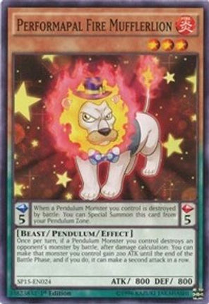 Performapal Fire Mufflerlion [SP15-EN024] Common