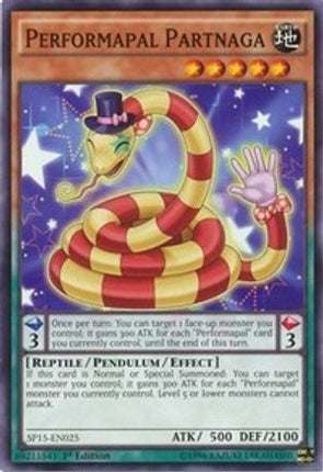 Performapal Partnaga (Common / Short Print) [SP15-EN025] 1st Edition