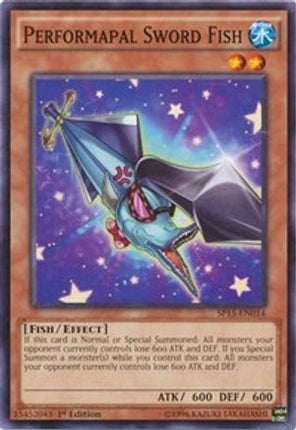 Performapal Sword Fish (Common / Short Print) [SP15-EN014] 1st Edition