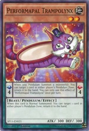 Performapal Trampolynx (Common / Short Print) [SP15-EN021] 1st Edition