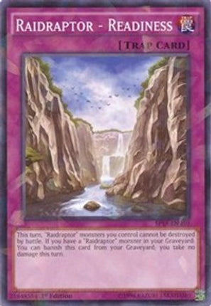 Raidraptor - Readiness (Shatterfoil) (Shatterfoil Rare) [SP15-EN050] 1st Edition