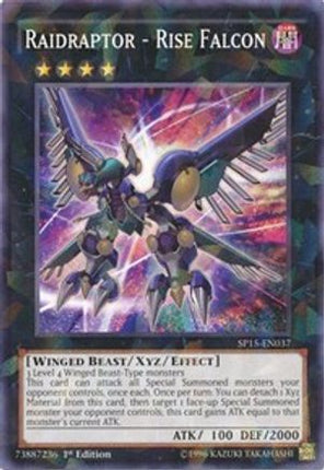 Raidraptor - Rise Falcon [SP15-EN037] Shatterfoil Rare