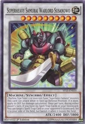 Superheavy Samurai Warlord Susanowo (Common / Short Print) [SP15-EN034] 1st Edition