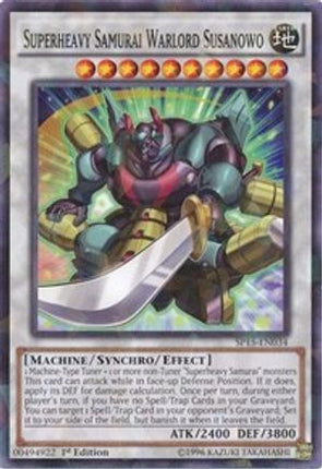 Superheavy Samurai Warlord Susanowo (Shatterfoil) (Shatterfoil Rare) [SP15-EN034] 1st Edition