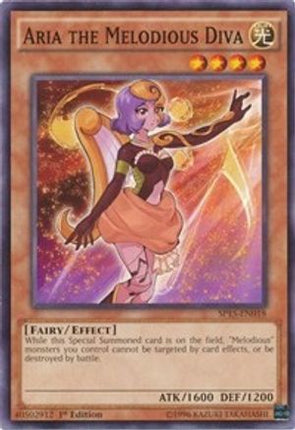 Aria the Melodious Diva (Common / Short Print) [SP15-EN018] 1st Edition