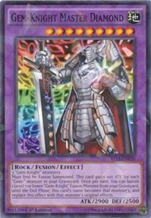 Gem-Knight Master Diamond (Shatterfoil) (Shatterfoil Rare) [SP15-EN030] 1st Edition