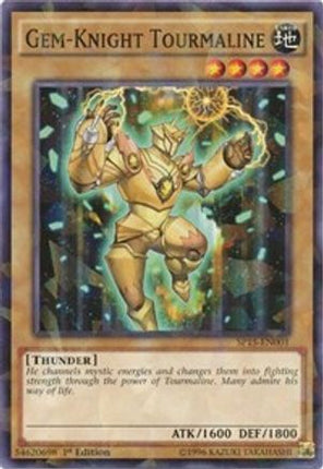 Gem-Knight Tourmaline [SP15-EN001] Shatterfoil Rare