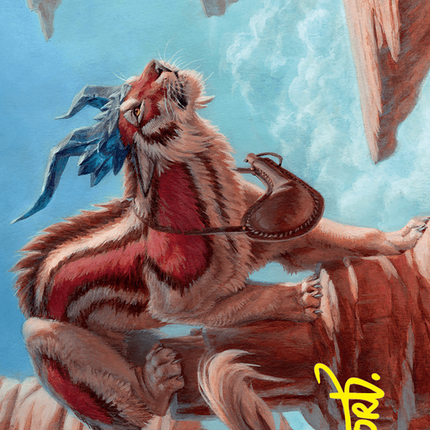 Felidar Savior // Felidar Savior (Borderless) [Foundations Art Series] Foil