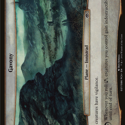 Gavony [Planechase Anthology Planes]