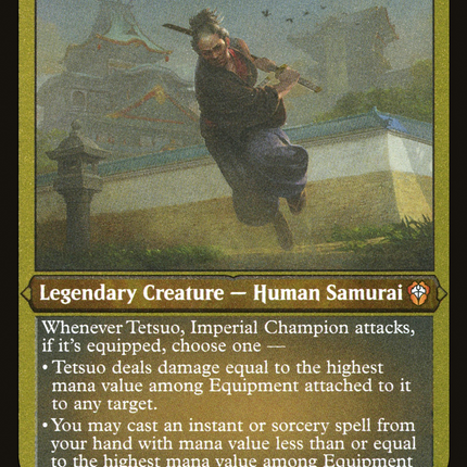 Tetsuo, Imperial Champion [Dominaria United Commander] Etched Foil