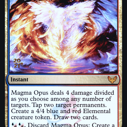 Magma Opus [Strixhaven: School of Mages Promos] Prerelease Foil