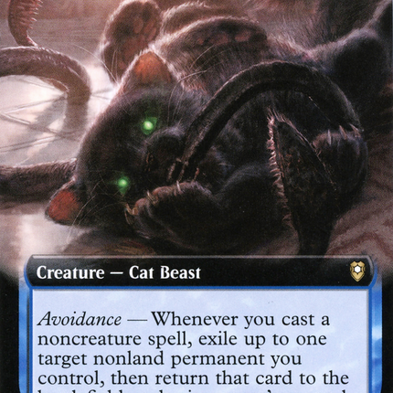 Displacer Kitten (Extended Art) [Commander Legends: Battle for Baldur's Gate]