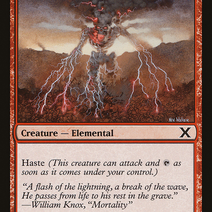Lightning Elemental [Tenth Edition]