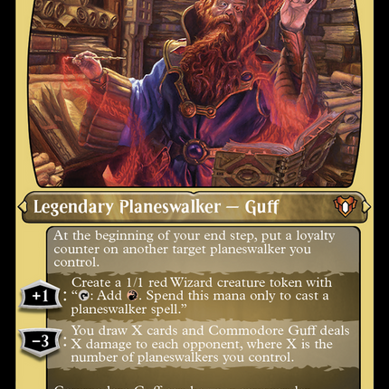 Commodore Guff [Commander Masters] Etched Foil