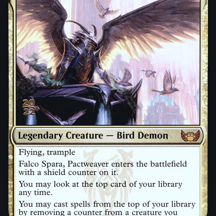 Falco Spara, Pactweaver [Streets of New Capenna Promos] Prerelease Foil