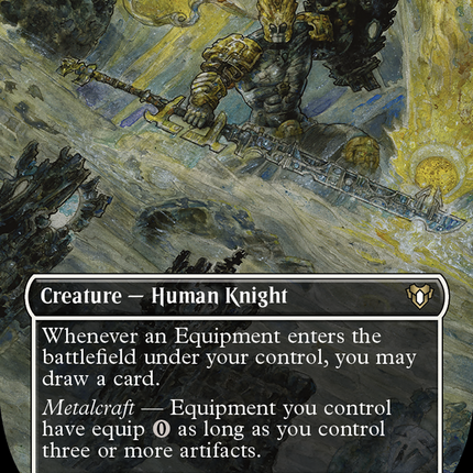 Puresteel Paladin (Borderless) [Commander Masters]