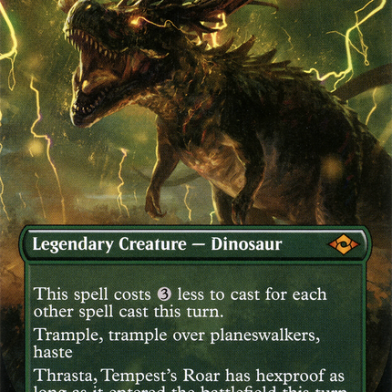 Thrasta, Tempest's Roar (Borderless) [Modern Horizons 2]