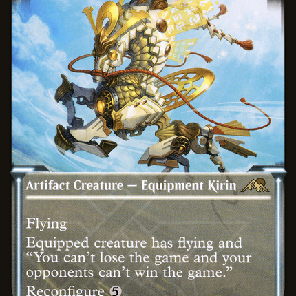 Cloudsteel Kirin (Showcase) [Kamigawa: Neon Dynasty]
