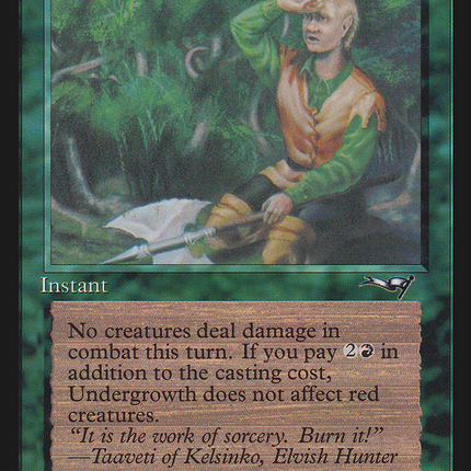 Undergrowth (Holding Axe) (088) [Alliances]