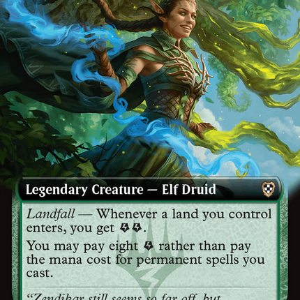 Nissa, Worldsoul Speaker (Extended Art) [Commander: Aetherdrift]