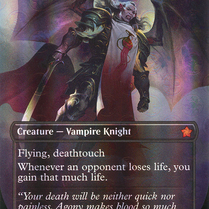 Bloodthirsty Conqueror (Borderless) [Foundations] Mana Foil