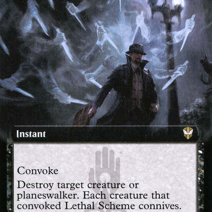 Lethal Scheme (Extended Art) [New Capenna Commander]