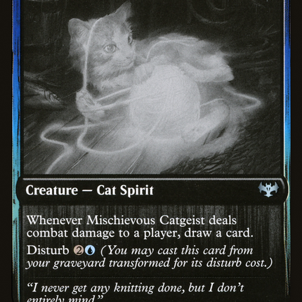 Mischievous Catgeist // Catlike Curiosity [Innistrad: Double Feature]