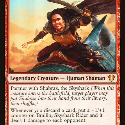Brallin, Skyshark Rider [Commander 2020]