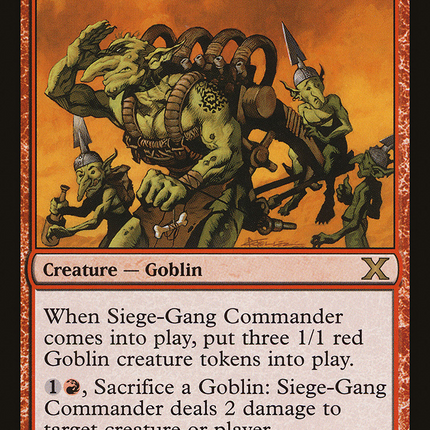 Siege-Gang Commander [Tenth Edition]