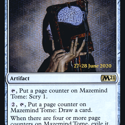 Mazemind Tome [Core Set 2021 Promos] Prerelease Foil