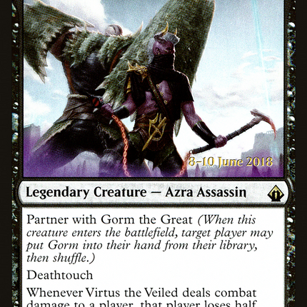 Virtus the Veiled [Battlebond Promos] Prerelease Foil